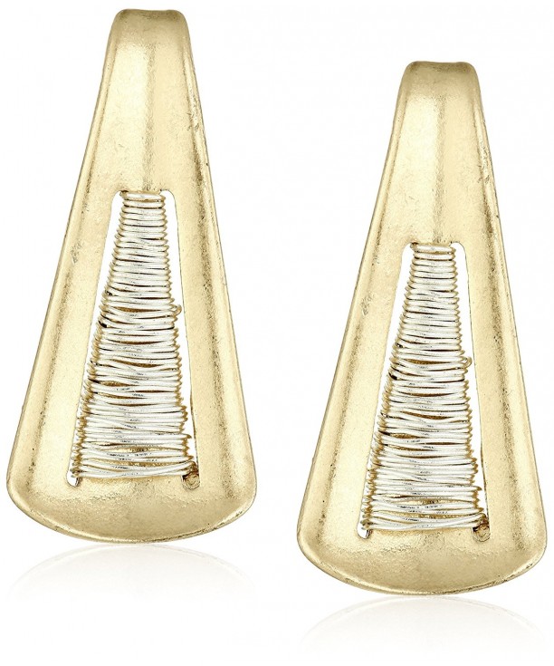 Robert Lee Morris Triangle Earrings