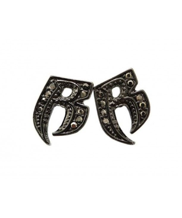 Letter Fashion Crystal Pierced Earring