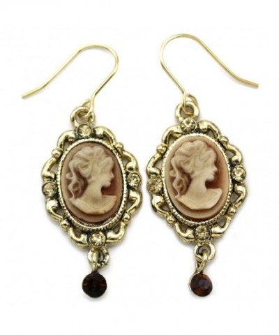 Brown Dangle Earrings Fashion Jewelry