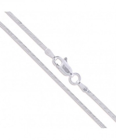 Sterling Silver Square Necklace 2225 30