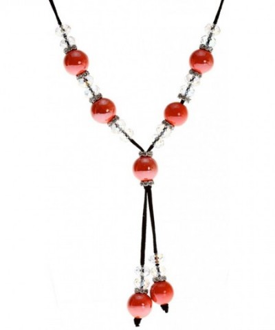 Royal Diamond Ceramic Faceted Necklace