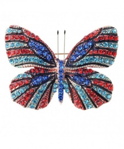 Elegant Butterfly Vintage Colorful Rhinestone