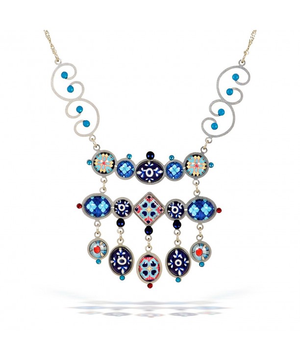 Artazia Magic Carpet Necklace Cobalt