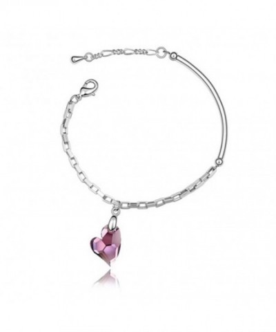 Sterling Swarovski Crystal Adjustable Bracelet