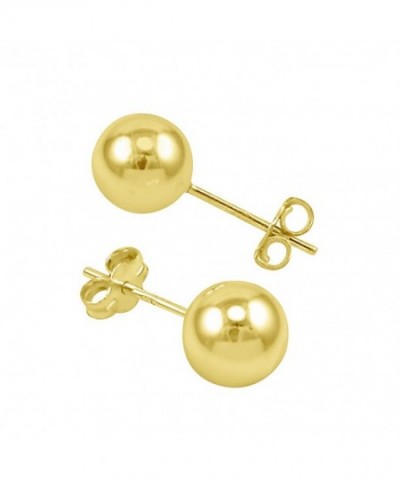 High Polished Yellow Earrings Butterfly