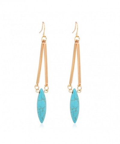 Hanloud Turquoise Dangle Earrings Women