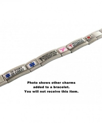 Fibromyalgia Medical Italian Bracelet Engraved