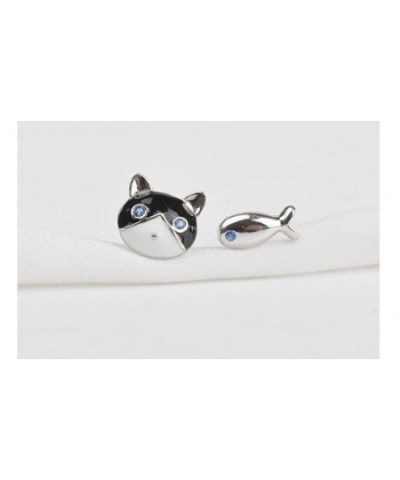 Sterling Silver Cute Fish Earrings