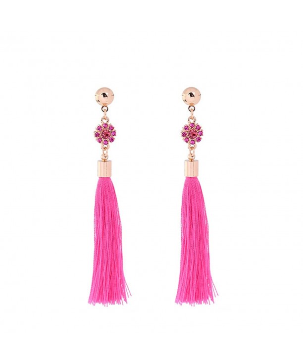 Earrings Dangling Acrylic Crystal Fashion