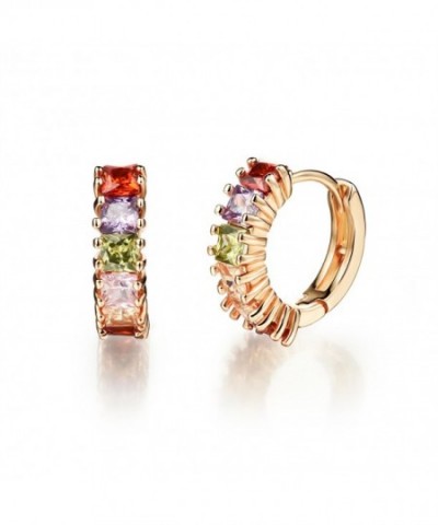 Multicolor Zirconia Earrings Fashion Jewelry