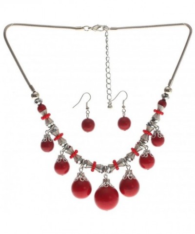 Lova Jewelry Stone Necklace Earrings