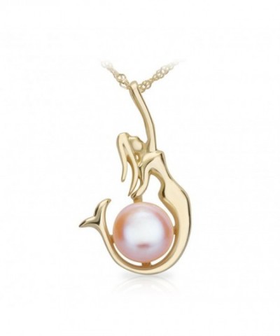 SIFUNUO Necklace Pendant Pearl Mermaid