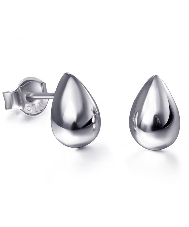 Fonsalette Polish Teardrop Earrings Sterling