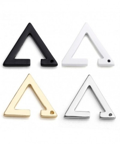 Stainless Triangle Earrings Cartilage 1 4Pairs
