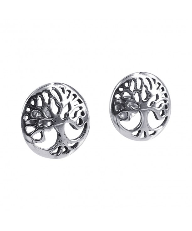 Flourishing Tree Sterling Silver Earrings