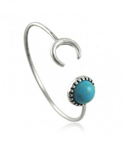 ElfKat Valentines Crescent Turquoise Bracelet