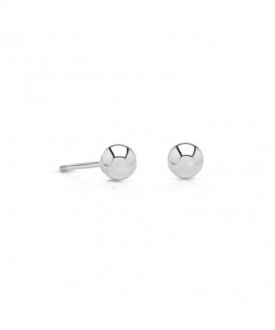 Earrings Comfortable Friction Diameter white gold