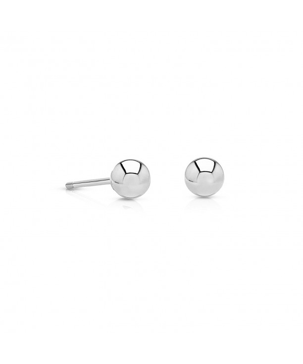 Earrings Comfortable Friction Diameter white gold