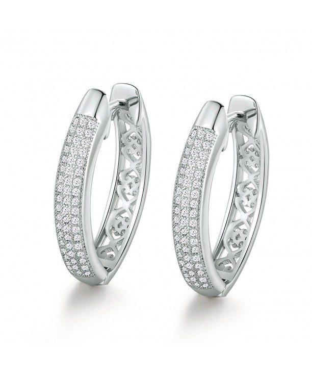 GULICX Filigree Zirconia Earrings Sleeper