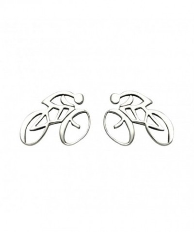 Sterling Silver Road Rider Earrings