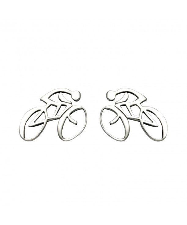 Sterling Silver Road Rider Earrings