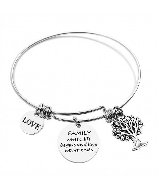 ALoveSoul Expandable Family Charm Bracelets