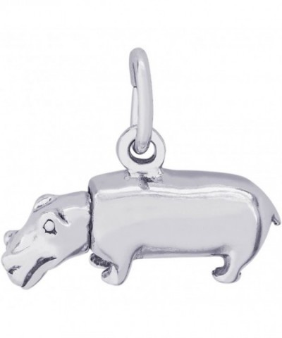Rembrandt Charms Hippo Sterling Silver