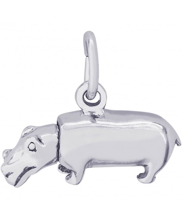 Rembrandt Charms Hippo Sterling Silver