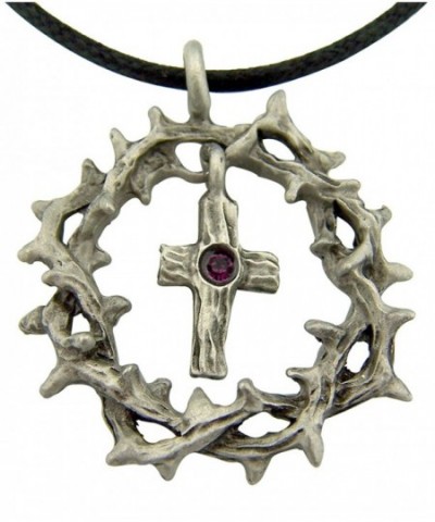 Religious Pendant Crystal Adjustable Necklace