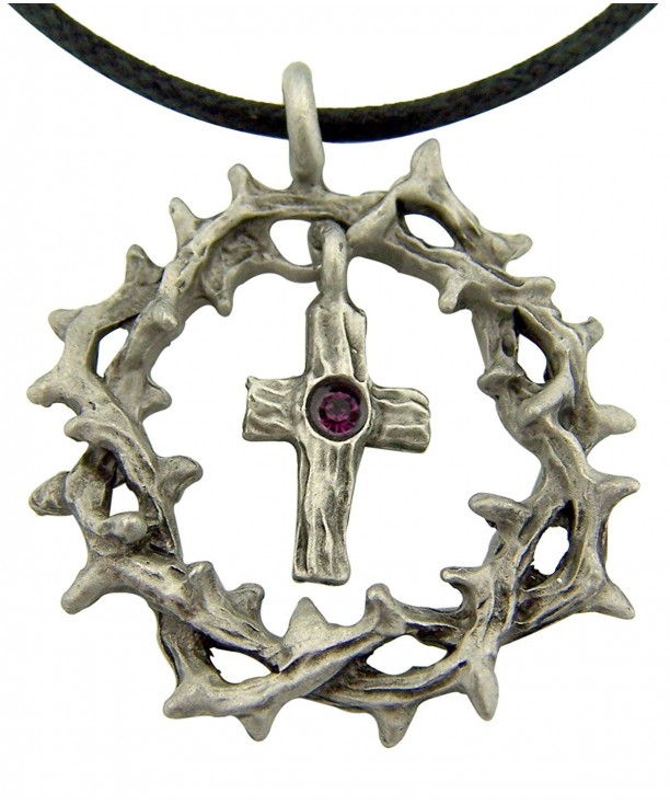 Religious Pendant Crystal Adjustable Necklace