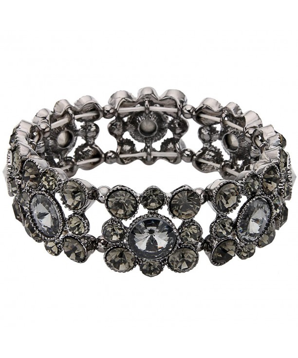 EVER FAITH Black Tone Austrian Bracelet