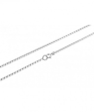 Sterling Silver Round Cable Inches
