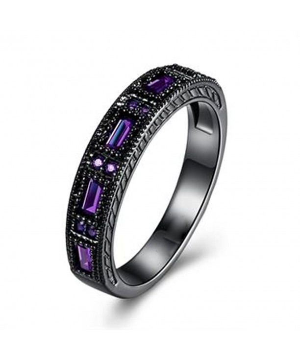 Womens Plated Square Purple Wedding