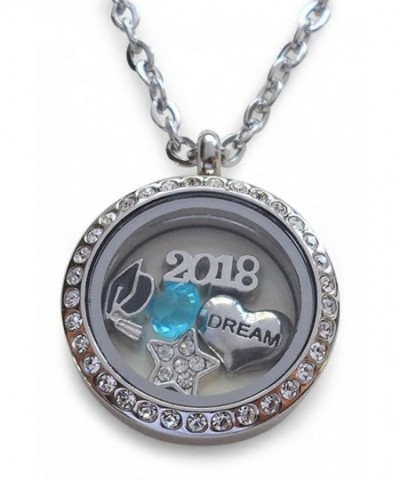 Reach Graduate Locket Necklace Birthstone