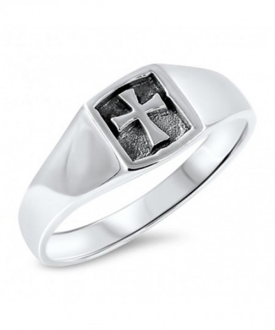 Oxidized Christian Promise Sterling Silver