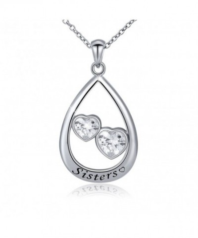 Sterling Forever Sisters Pendant Necklace