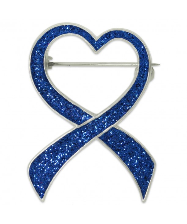 PinMarts Glitter Awareness Ribbon Enamel