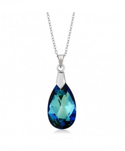 Collection Teardrop Necklace Swarovski Crystals