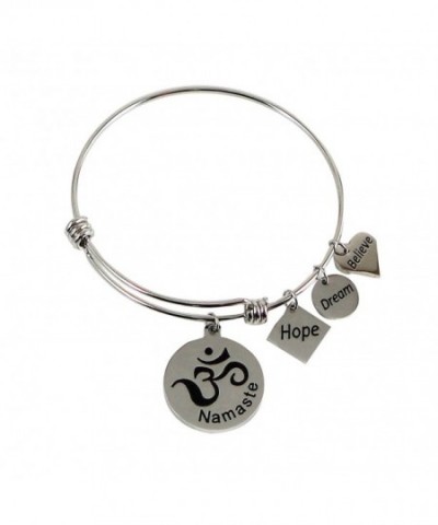 Expandable Inspirational Engraved Namaste Stainless