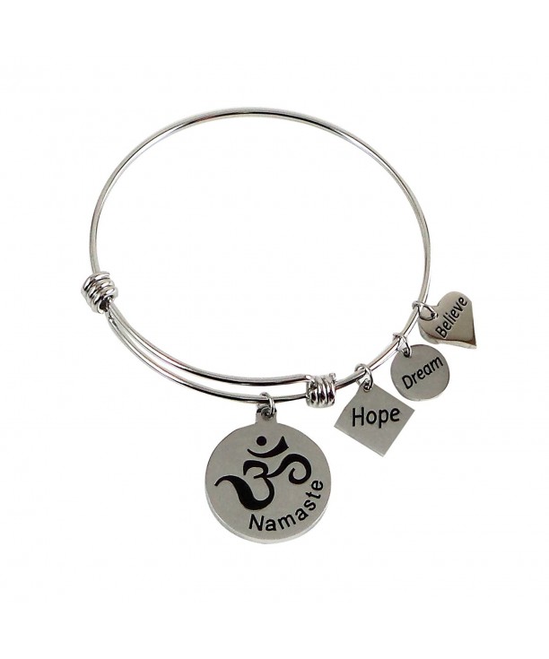 Expandable Inspirational Engraved Namaste Stainless