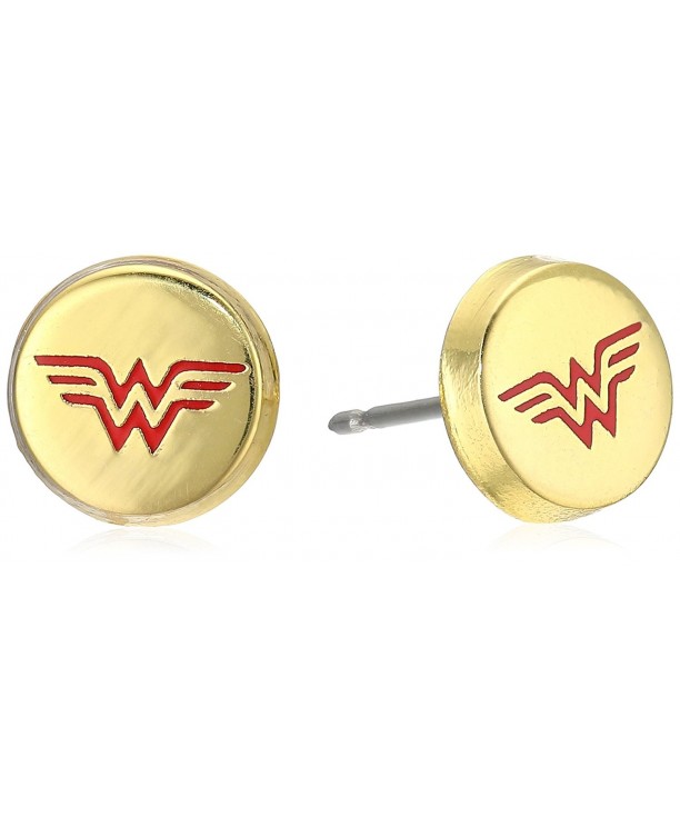 DC Comics Wonder Plated Earrings