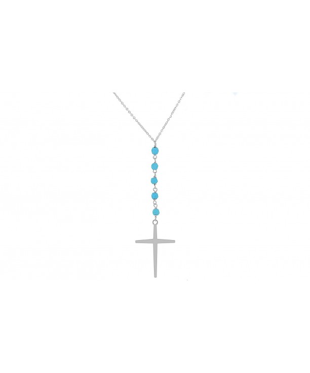 NYC Sterling Silver Turquoise Necklace