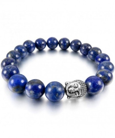 INBLUE Energy Bracelet Silver Buddha