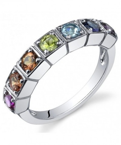 Rainbow Carats Sterling Silver Rhodium