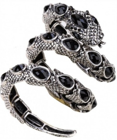 YACQ Jewelry Crystal Snake Bracelet