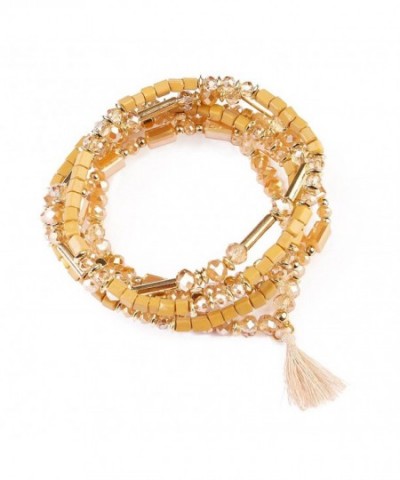 Fashion Womens Beaded Stretch Bracelet