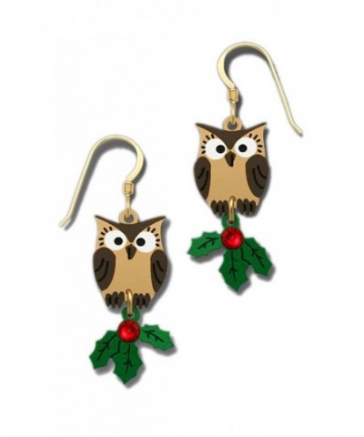 Brown Christmas Earrings Sienna Sky