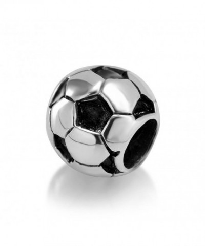 Sterling Silver Soccer Football Bracelet
