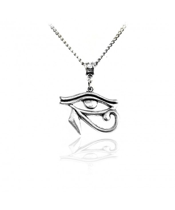 Antiqued Silver Egyptian Horus Necklace