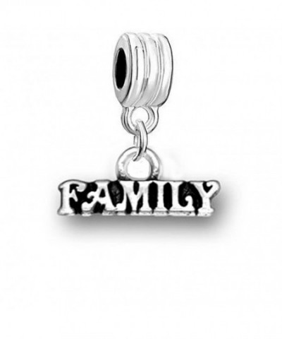 Family Dangle Compatible European Bracelets